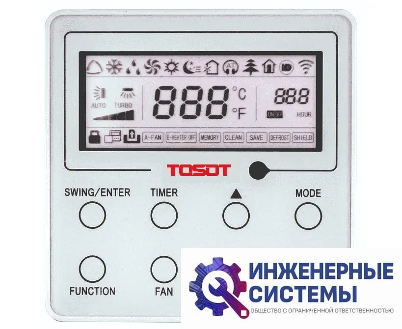 Tosot T48H-ILD/I/T48H-ILU/O канальный кондиционер 14 кВт, фото 2