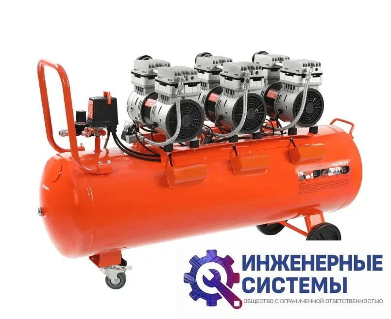 Patriot WO 100-440 компрессор поршневой безмасляный, фото 2