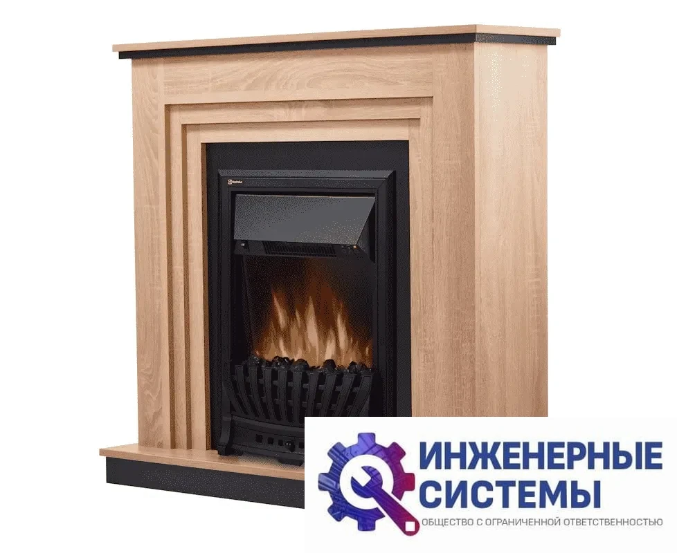 Каминокомплект: Очаг Electrolux Classic EFP/P-1020LS, портал Grado Classic дуб санома, фото 2