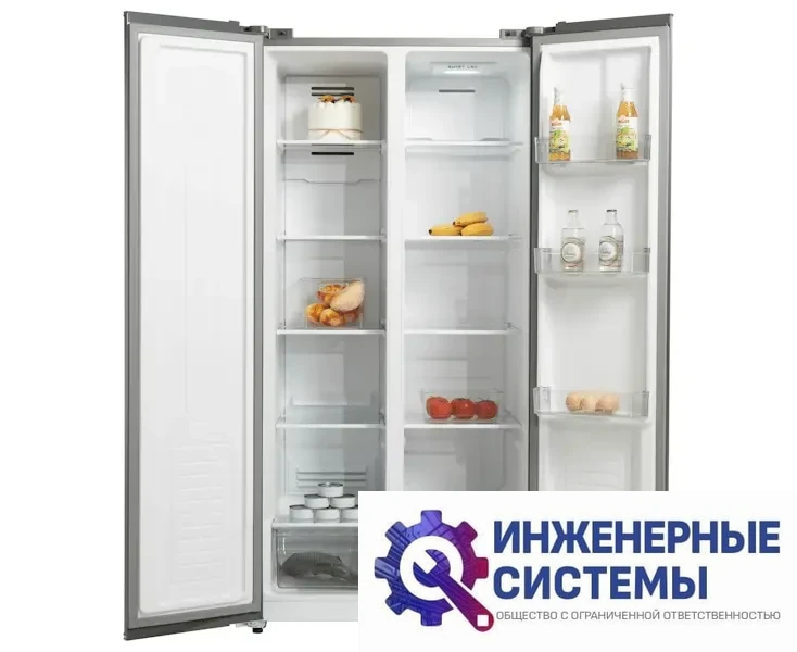 Бирюса SBS 400 DI двухкамерный холодильник, фото 2