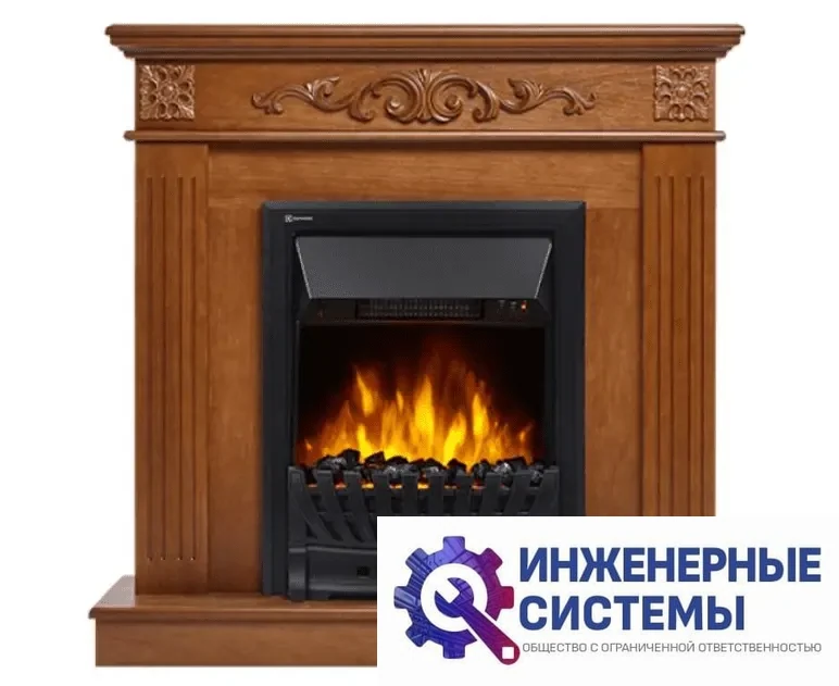 Firelight Noce Classic шпон дуб портал для камина, фото 2