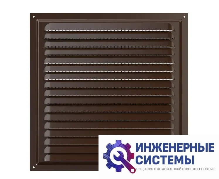Era 3030МЭ Brown решетка из оцинкованной стали, фото 2