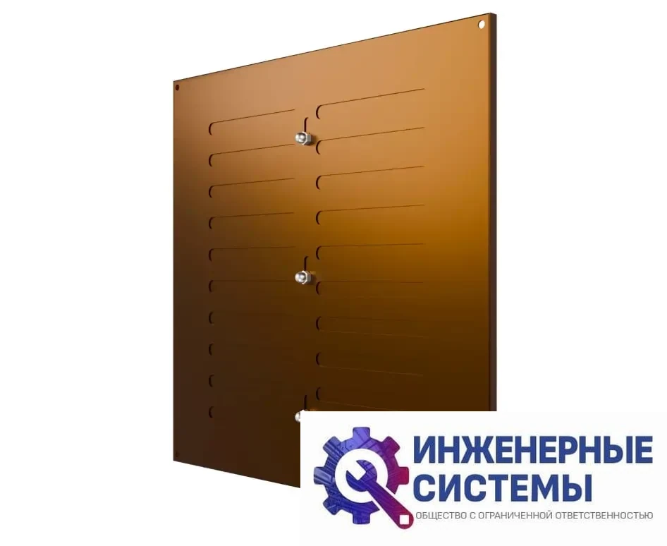 Era 3030МЕР-В Коричневая решетка из оцинкованной стали купить в Иркутске, фото 2