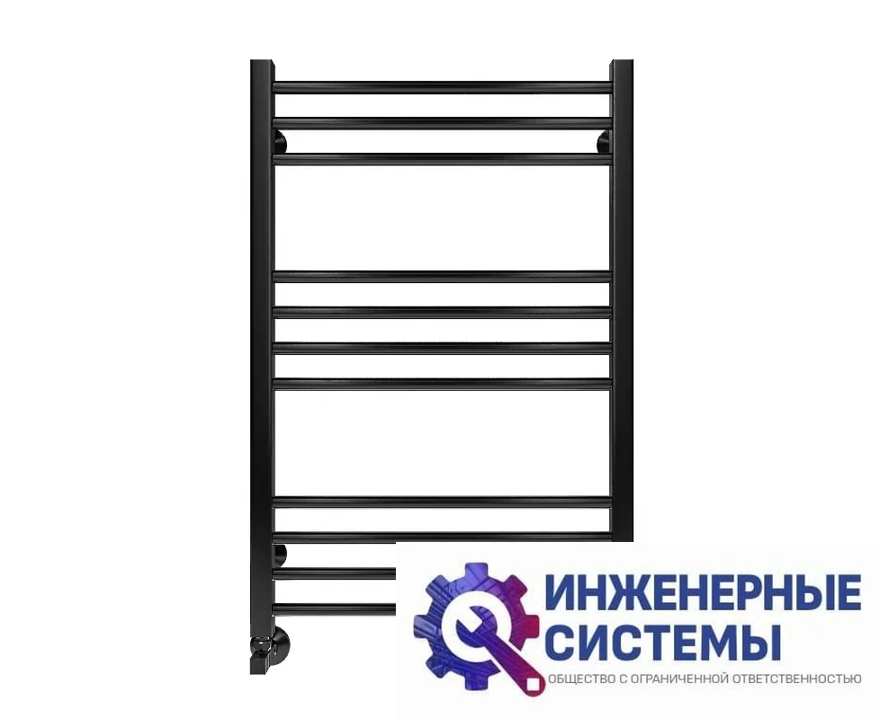 Royal Thermo Stato П11 500х800 черный полотенцесушитель, фото 2