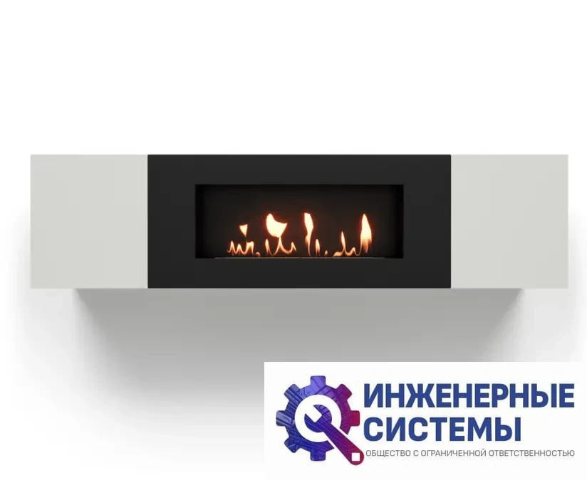 Firelight BFP-P1600 белая тумба с биокамином, фото 2