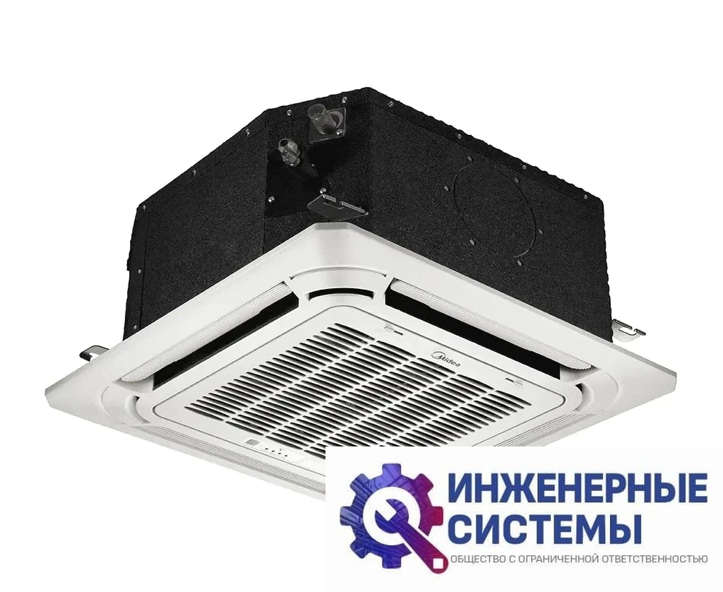 Midea MCA3U-12HRFNX(GA)/MOX230-12HFN8-Q(GA)/T-MBQ4-03E кассетный кондиционер 3,5 кВт, фото 2
