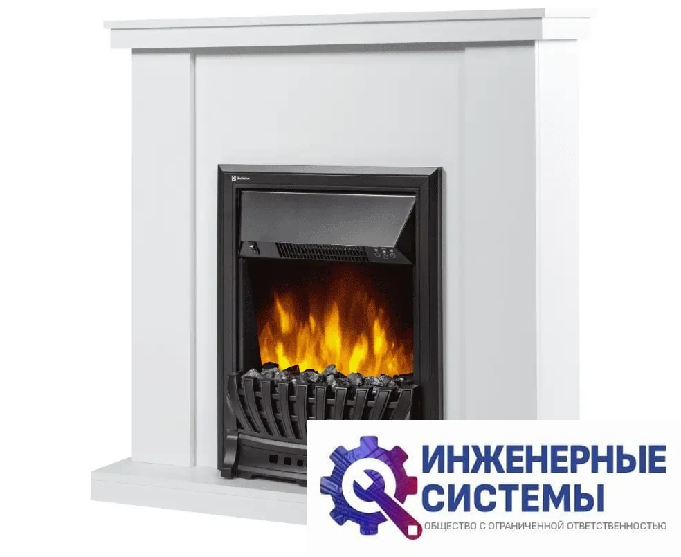 Firelight Uno Classic белый портал для камина, фото 2