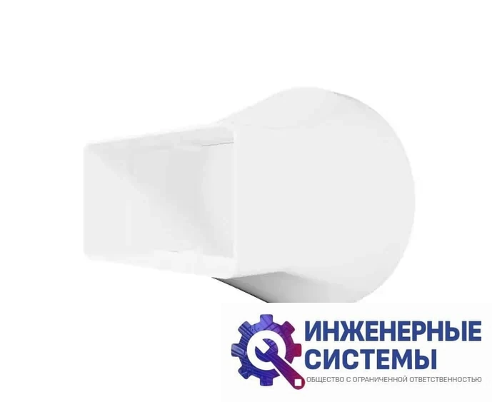 Era 511СП12КП (D=120 мм; 55х110 мм) переходник пластиковый, фото 2