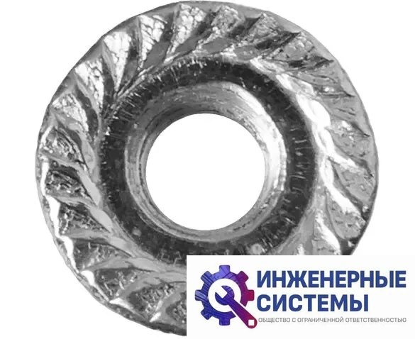 Гайки Зубр DIN 6923 М8 с фланцем коробка, фото 2