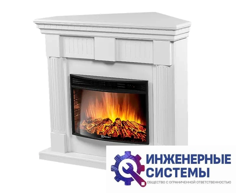 Firelight Colonna 25U портал для камина (угловой) белый, фото 2