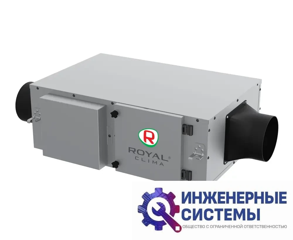Royal Clima RCV-500 LUX + EH-1700 приточная установка, фото 2