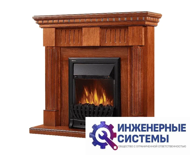 Firelight Colonna Classic портал для камина шпон дуб, фото 2