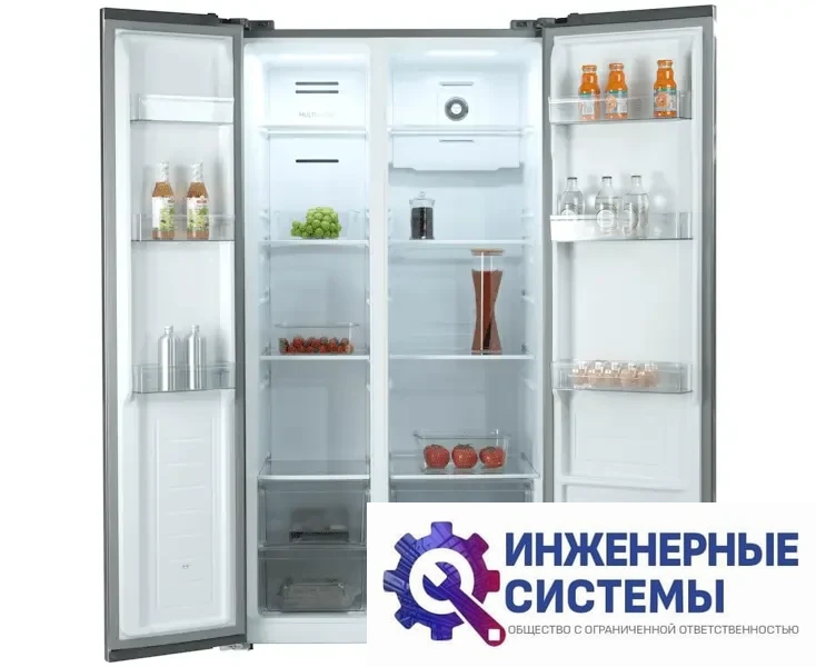Бирюса SBS 541 TBG двухкамерный холодильник, фото 2