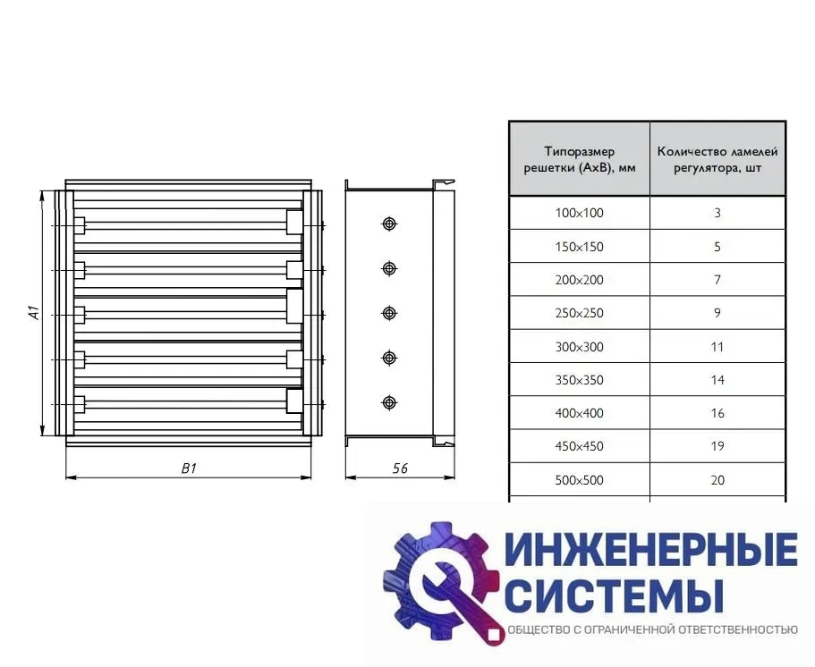 РРВ-400x500 регулятор расхода воздуха, фото 2