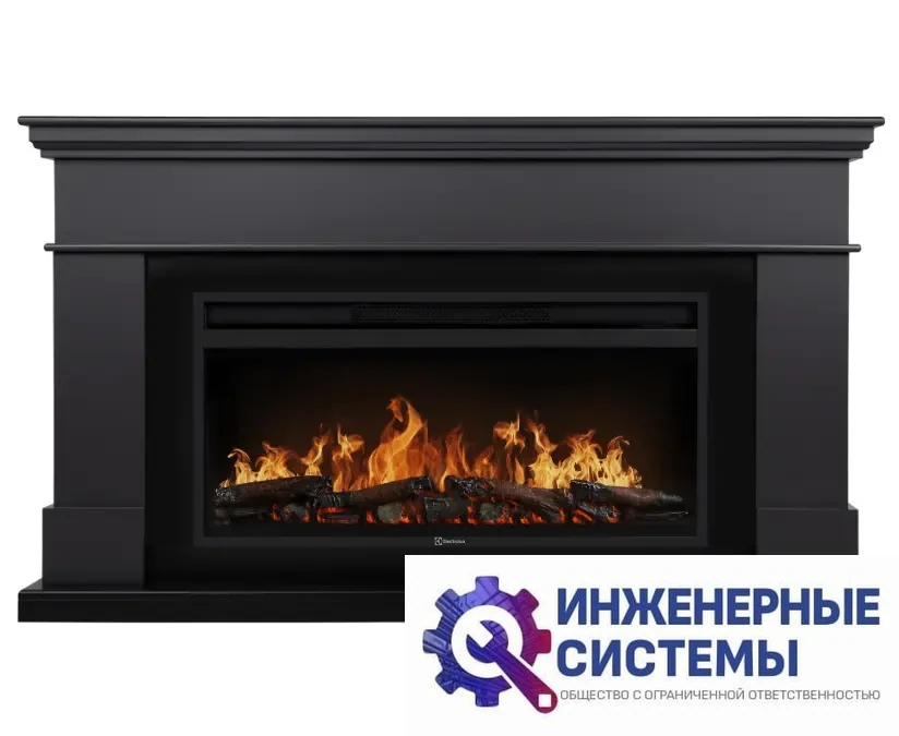 Каминокомплект: Очаг Electrolux EFP/P-4220LS, портал California 42/40/36, графит, фото 2