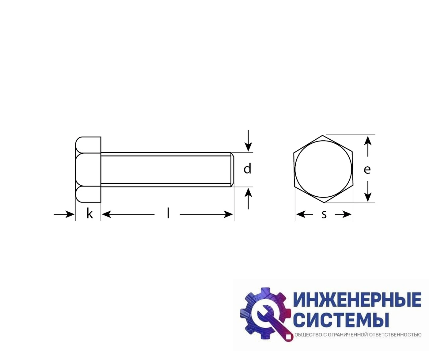 Болты Зубр М8 60 мм с шестигранной головкой коробка, фото 2