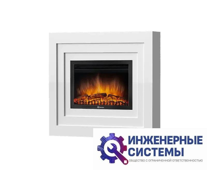 Firelight Cubo 25 портал для камина белый, фото 2