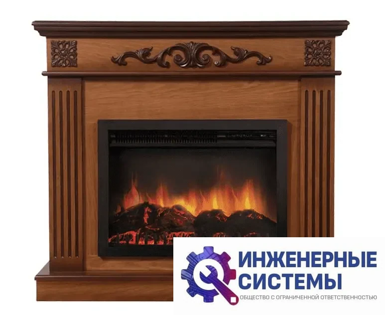 Firelight Noce 25 шпон орех портал для камина, фото 2