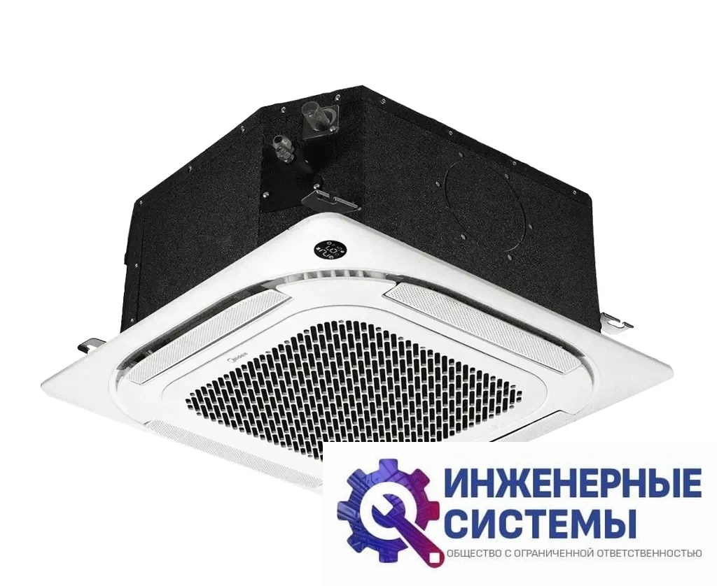Midea MCA4U-12HRFNX-Q(GA)/MOX230-12HFN8-Q(GA)/T-MBQ4-03AWD кассетный кондиционер 3,5 кВт, фото 2