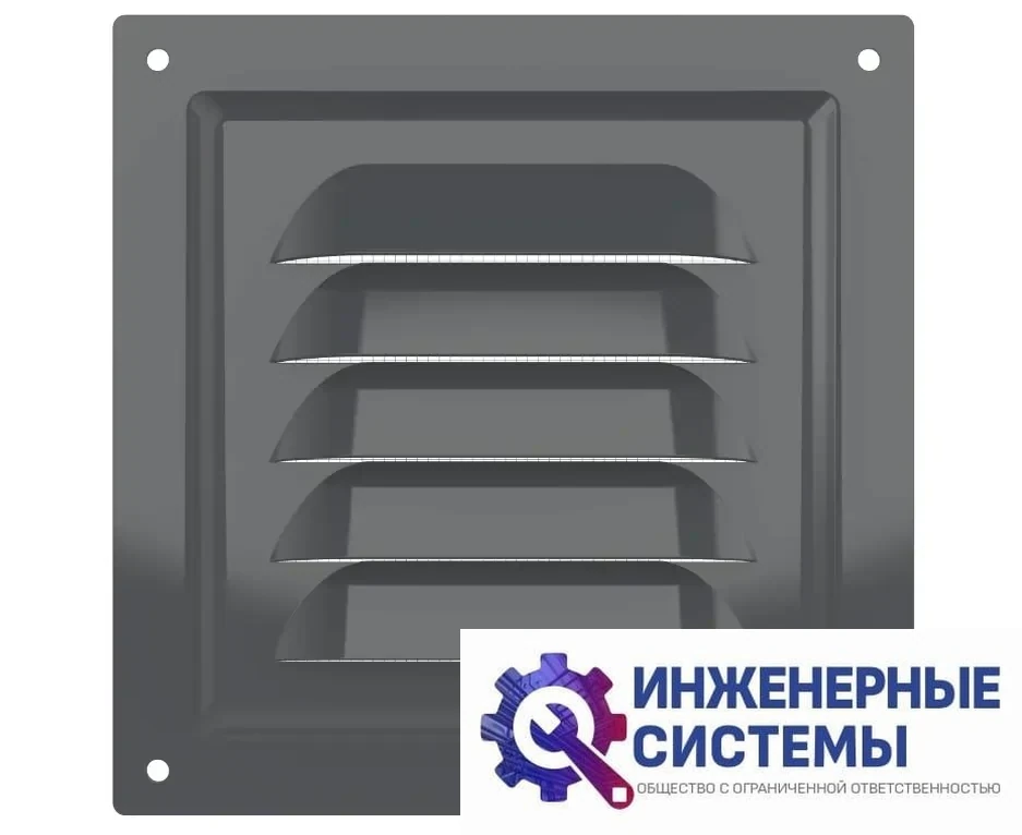 Era 1212МЭ Gray решетка из оцинкованной стали, фото 2