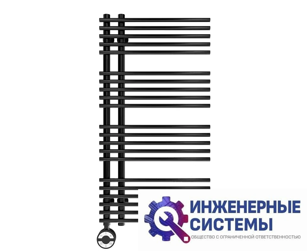 Royal Thermo Pino П21 500х1000 электро черный полотенцесушитель электрический, фото 2