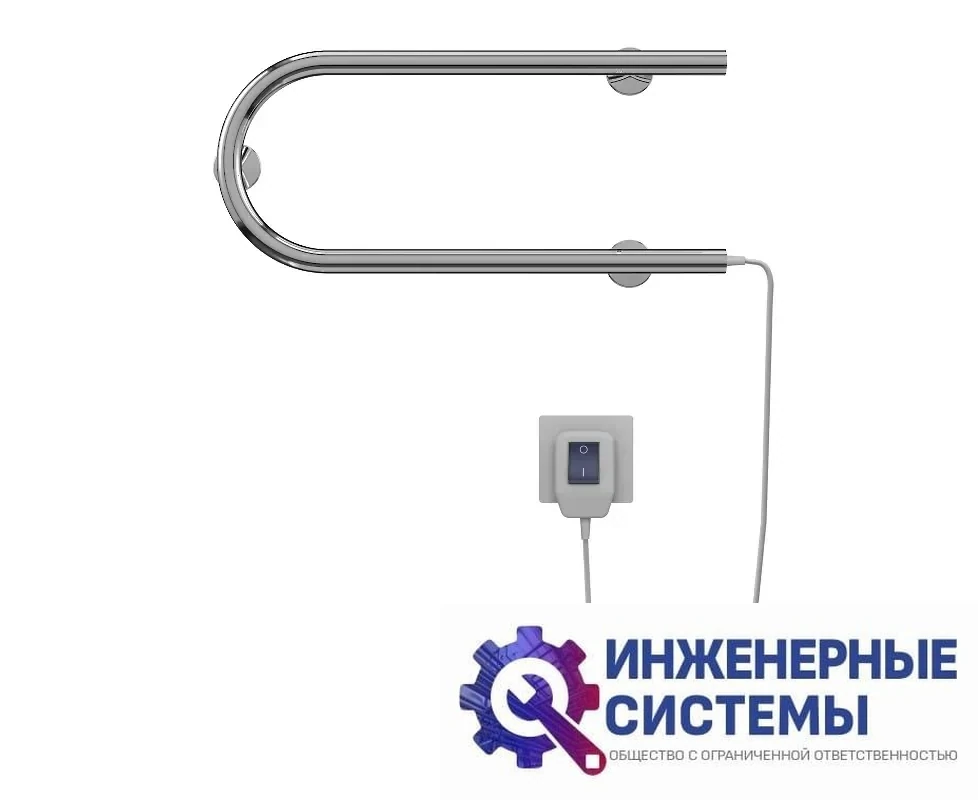 Royal Thermo Электро 25 П-обр 200х500 полотенцесушитель электрический, фото 2