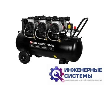 Quattro Elementi Pacific 100-720 компрессор поршневой безмасляный, фото 2