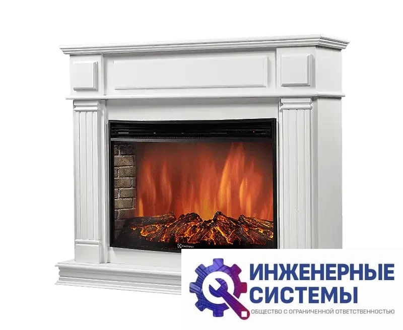 Firelight Piazza 25 портал для камина белый, фото 2