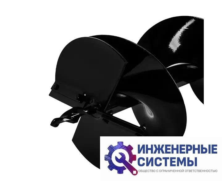 Шнек однозаходный для грунта DDE мотобура (ф = 250 мм, L = 800 мм, посадка на вал 20 мм), фото 2