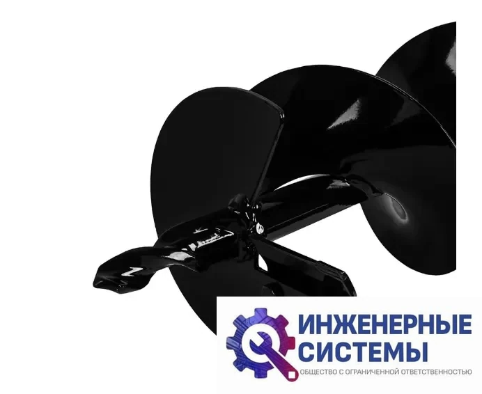 Шнек однозаходный для грунта DDE мотобура (ф = 150 мм, L = 800 мм, посадка на вал 20 мм), фото 2