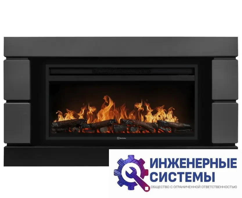 Каминокомплект: Очаг Electrolux EFP/P-4220LS, портал Moderno 42/40/36, графит, фото 2