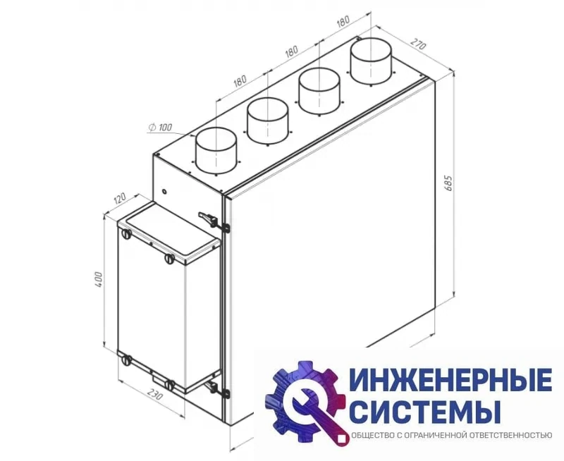Alasca ECO V200AC E/W приточно-вытяжная установка, фото 2