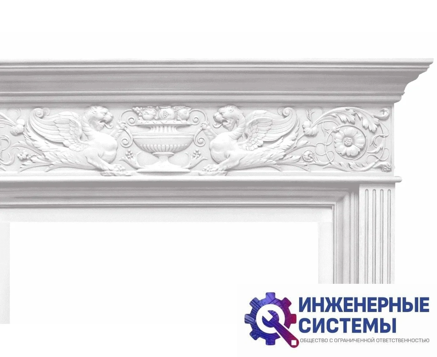 Royal Flame Palace портал для камина Белый, фото 2