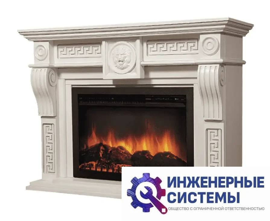 Firelight Vittoriano 30 Белёный дуб портал для камина, фото 2
