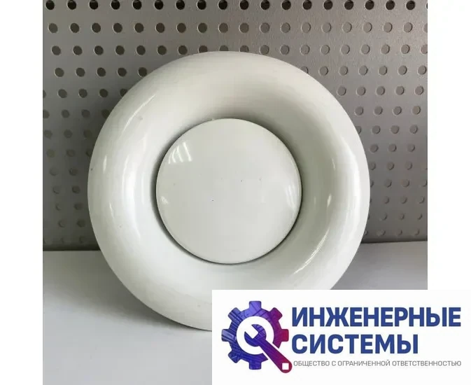 Клапан вытяжной КВ Ф125 потолочный, фото 2