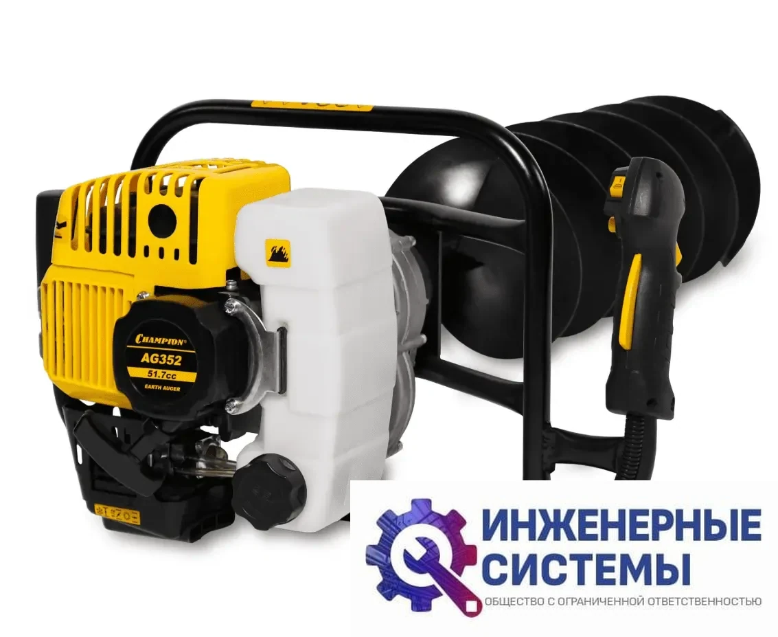 Champion AG352 мотобур (бензобур), фото 2