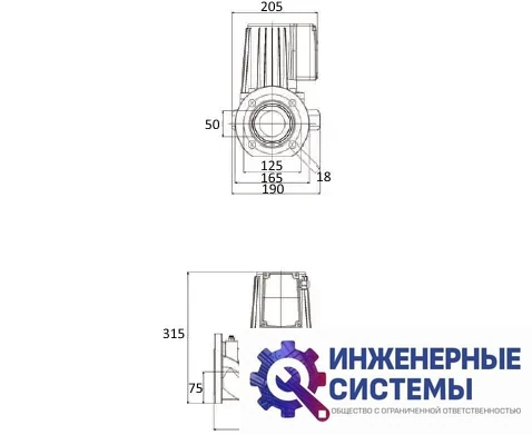 Циркуляционный насос Pumpman GRS 40/14F-M, фото 2