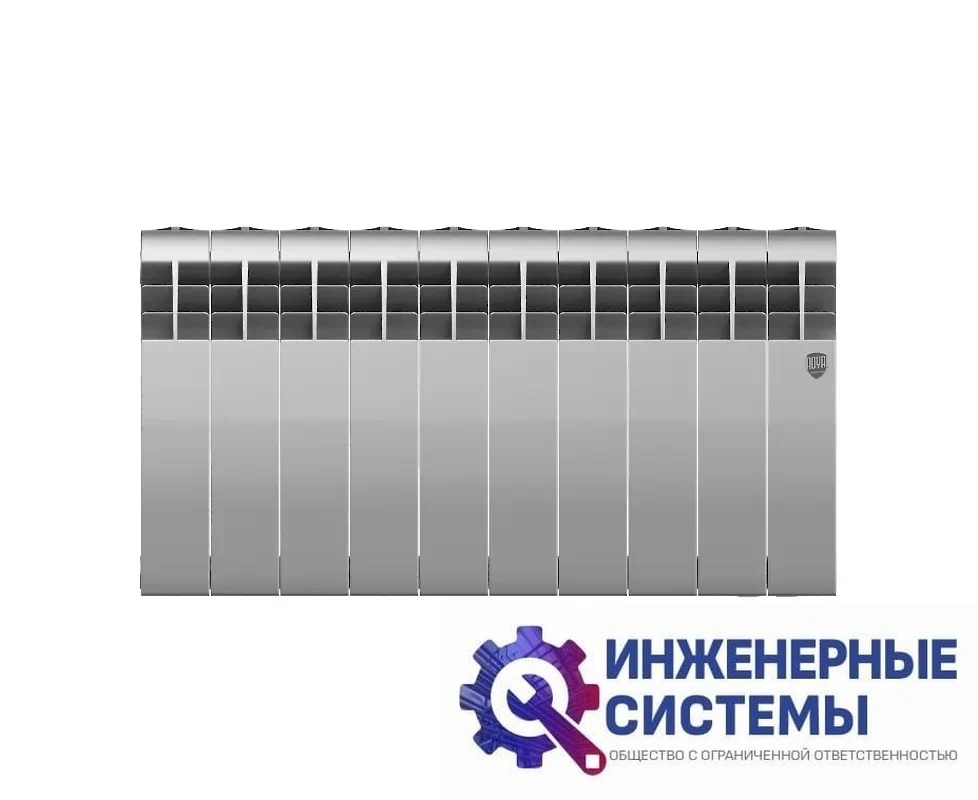 Радиатор Royal Thermo BiLiner 350 Silver Satin х8, фото 2