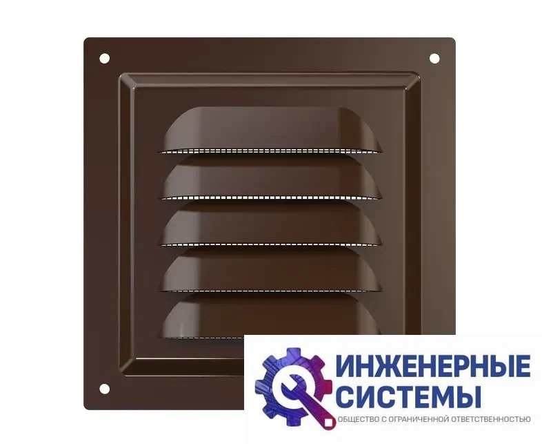 Era 1212МЭ Brown решетка из оцинкованной стали, фото 2