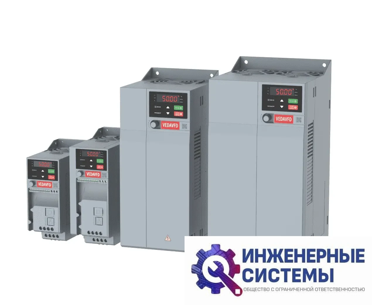 VEDA Drive VF-51 1,5 кВт (380В,3 фазы) частотный преобразователь, фото 2
