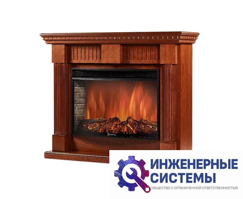 Firelight Colonna 30 портал для камина шпон дуб, фото 2