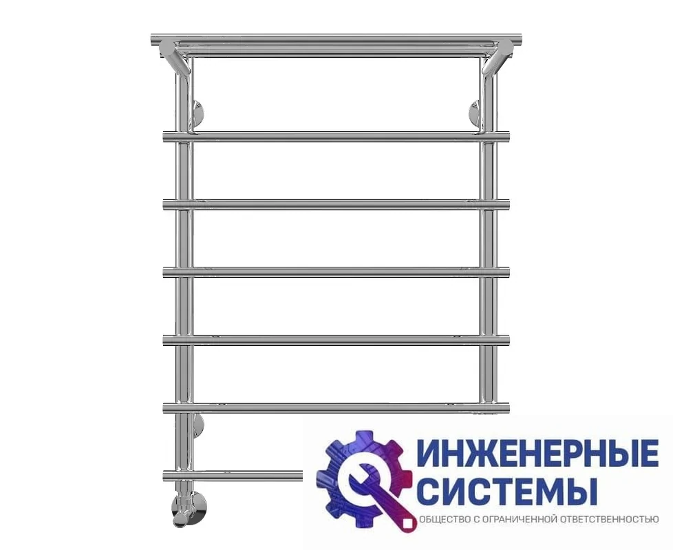 Royal Thermo Ватра П7 500х696 с полкой полотенцесушитель, фото 2