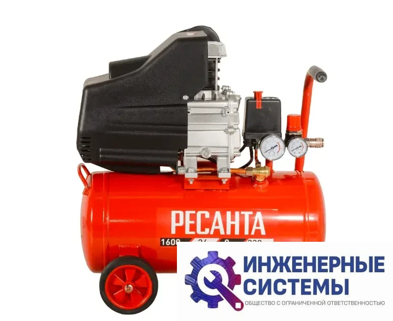 Ресанта КП-24/230М компрессор поршневой масляный, фото 2