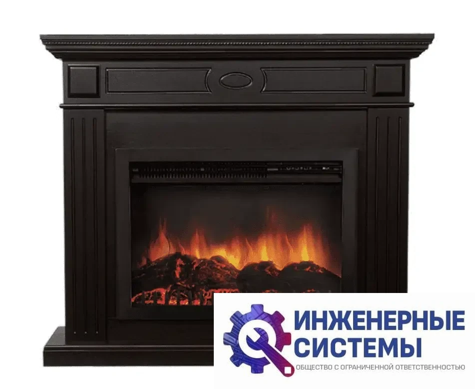 Firelight Bianco 30 шпон Венге портал для камина, фото 2