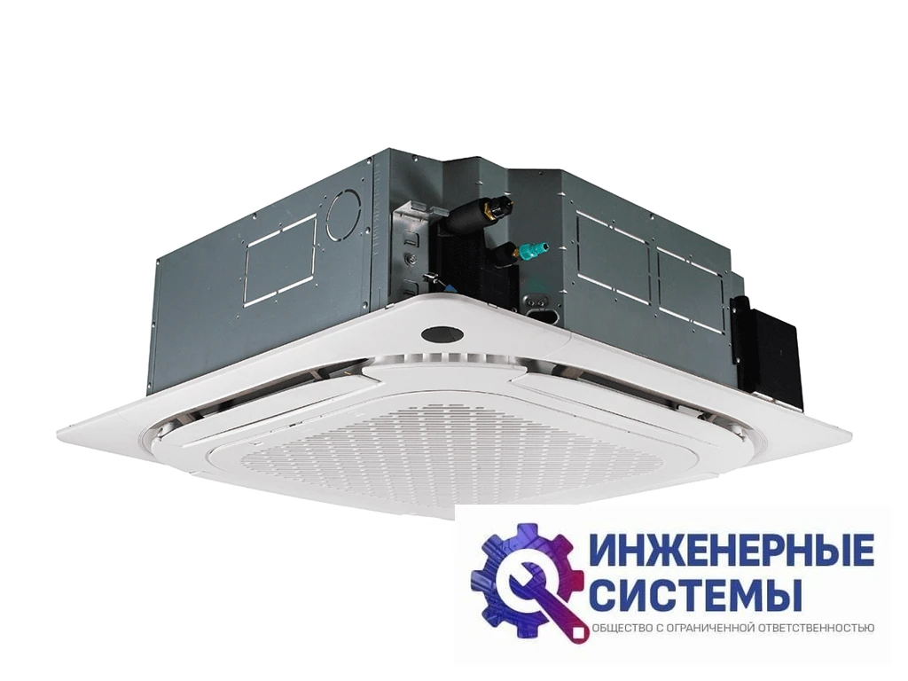 Midea MCD1-60HRN1-R/MOU-55HN1-LR/T-MBQ4-04A1 кассетный кондиционер 16 кВт, фото 2