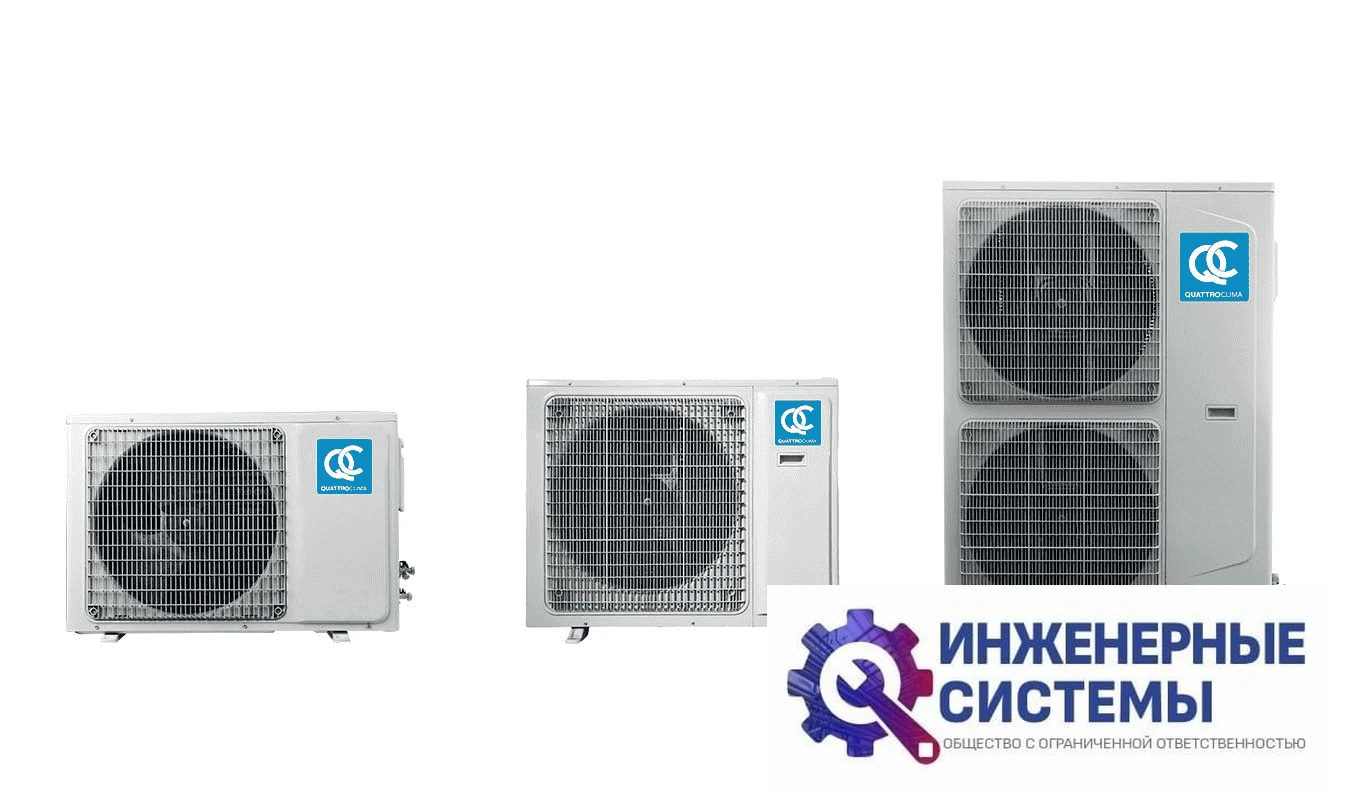 QuattroClima QV-I24CG1/QN-I24UG1/QA-ICP12 кассетный кондиционер 7 кВт, фото 2