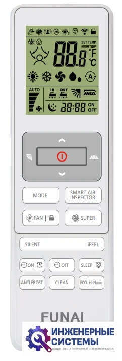 Funai RACI-EM35HP.D04 Emperor Full DC Inverter кондиционер 3,5 кВт, фото 11