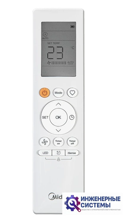 Midea MCD1-60HRN1-R/MOU-55HN1-LR/T-MBQ4-04A1 кассетный кондиционер 16 кВт, фото 3