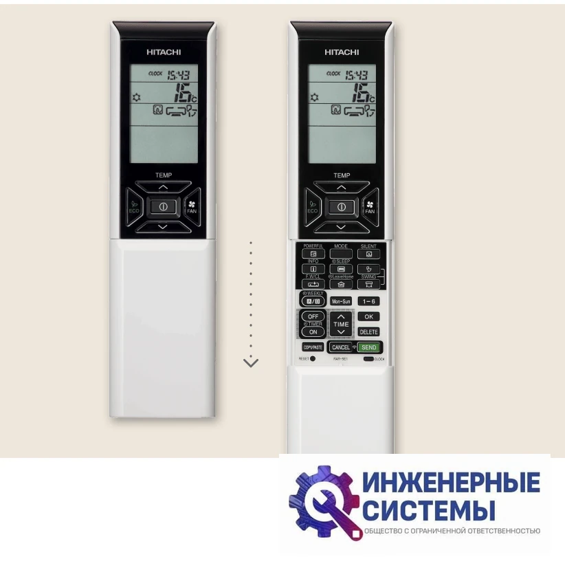 Hitachi RAD-70PPD/RAC-70NPD канальный кондиционер 7 кВт, фото 4