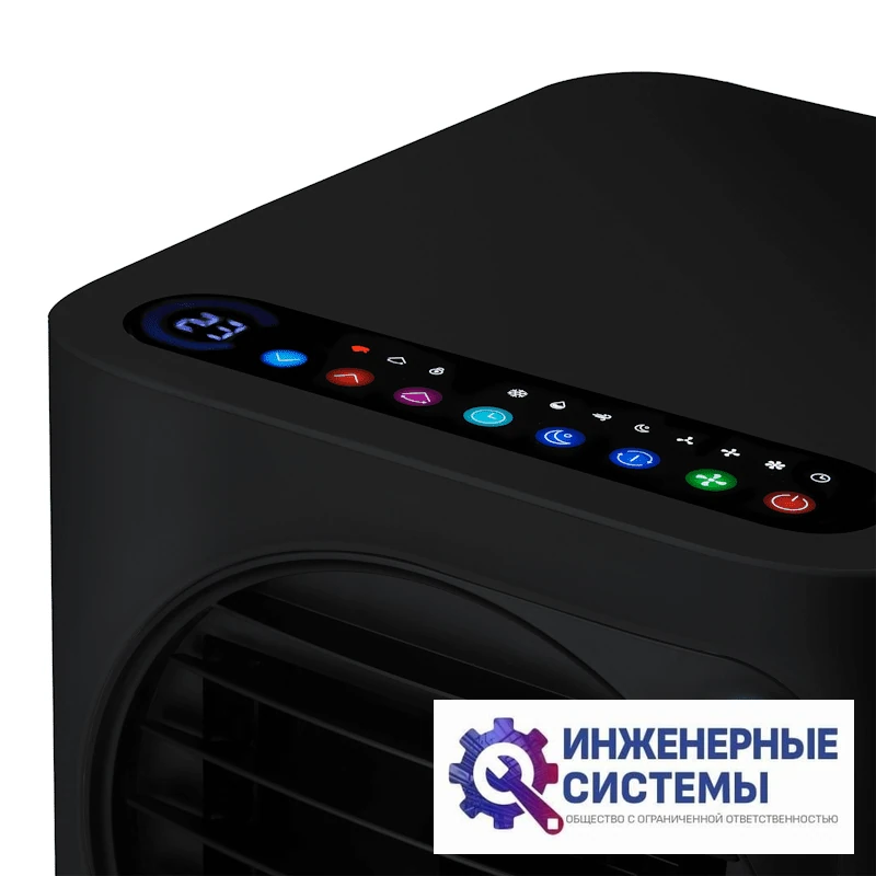 Ballu BPAC-10 EPB/N6 black Eclipse мобильный кондиционер 2,5 кВт, фото 4